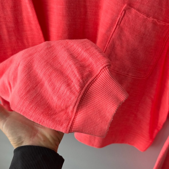 Aerie Bright Neon Pink Sweatshirt - Picture 4 of 8